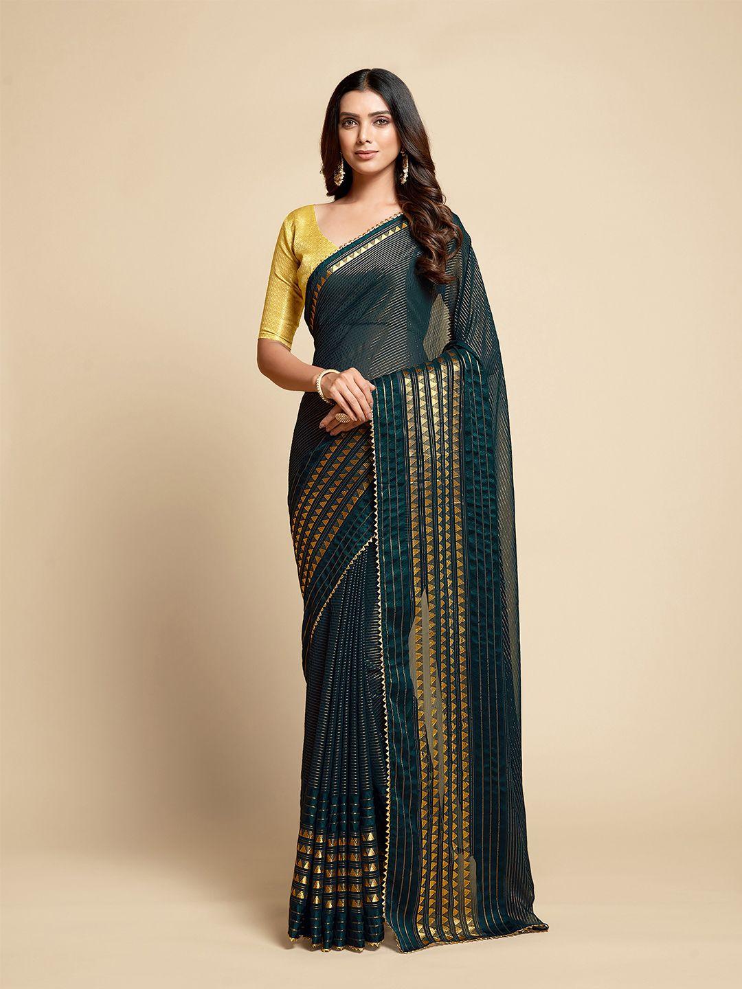 sangria striped zari saree