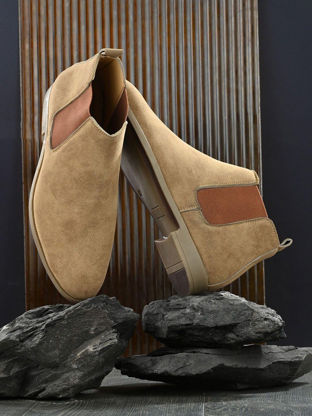 afrojack men mid-top chelsea  boots