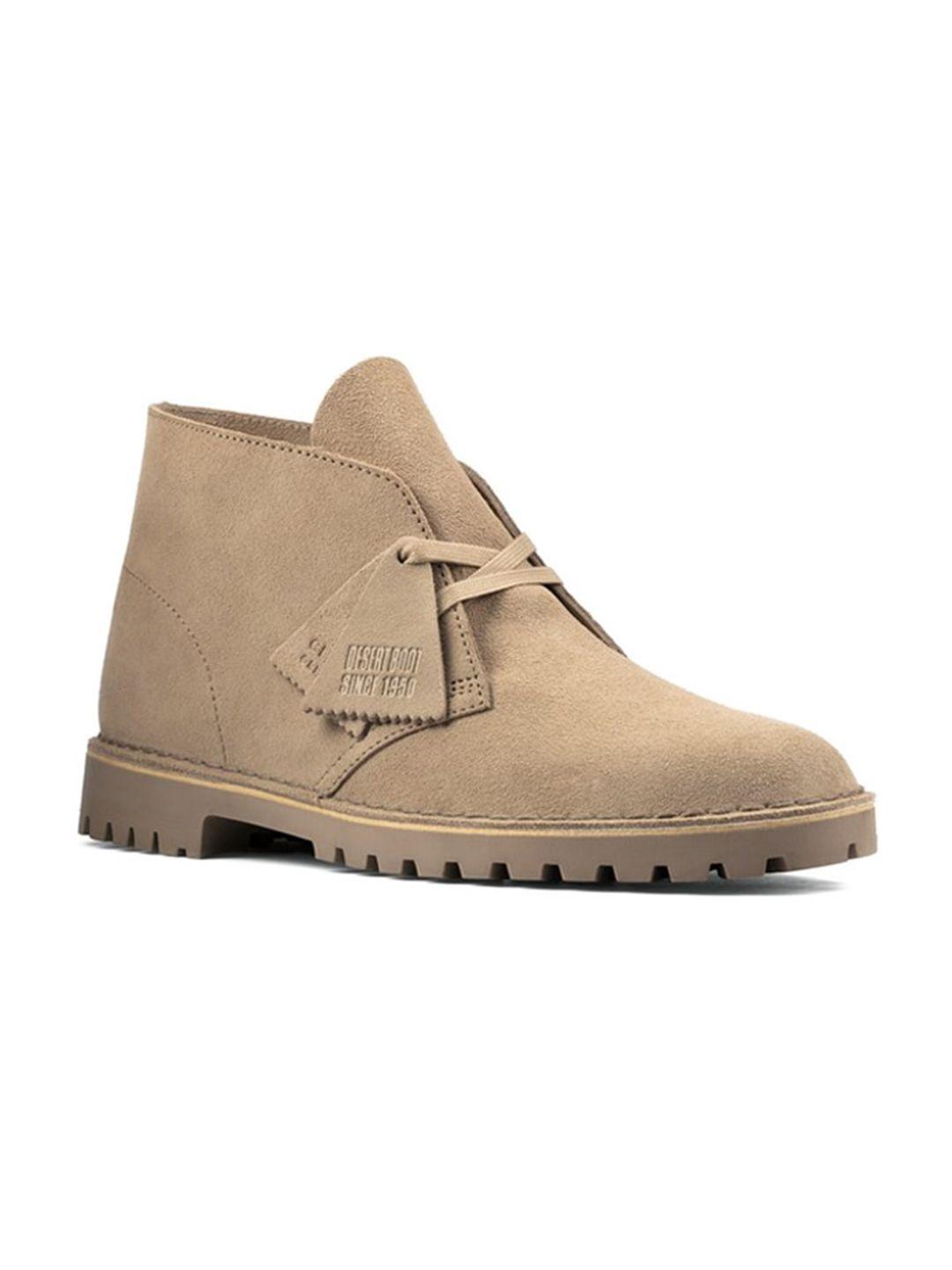 clarks men mid-top desert boots