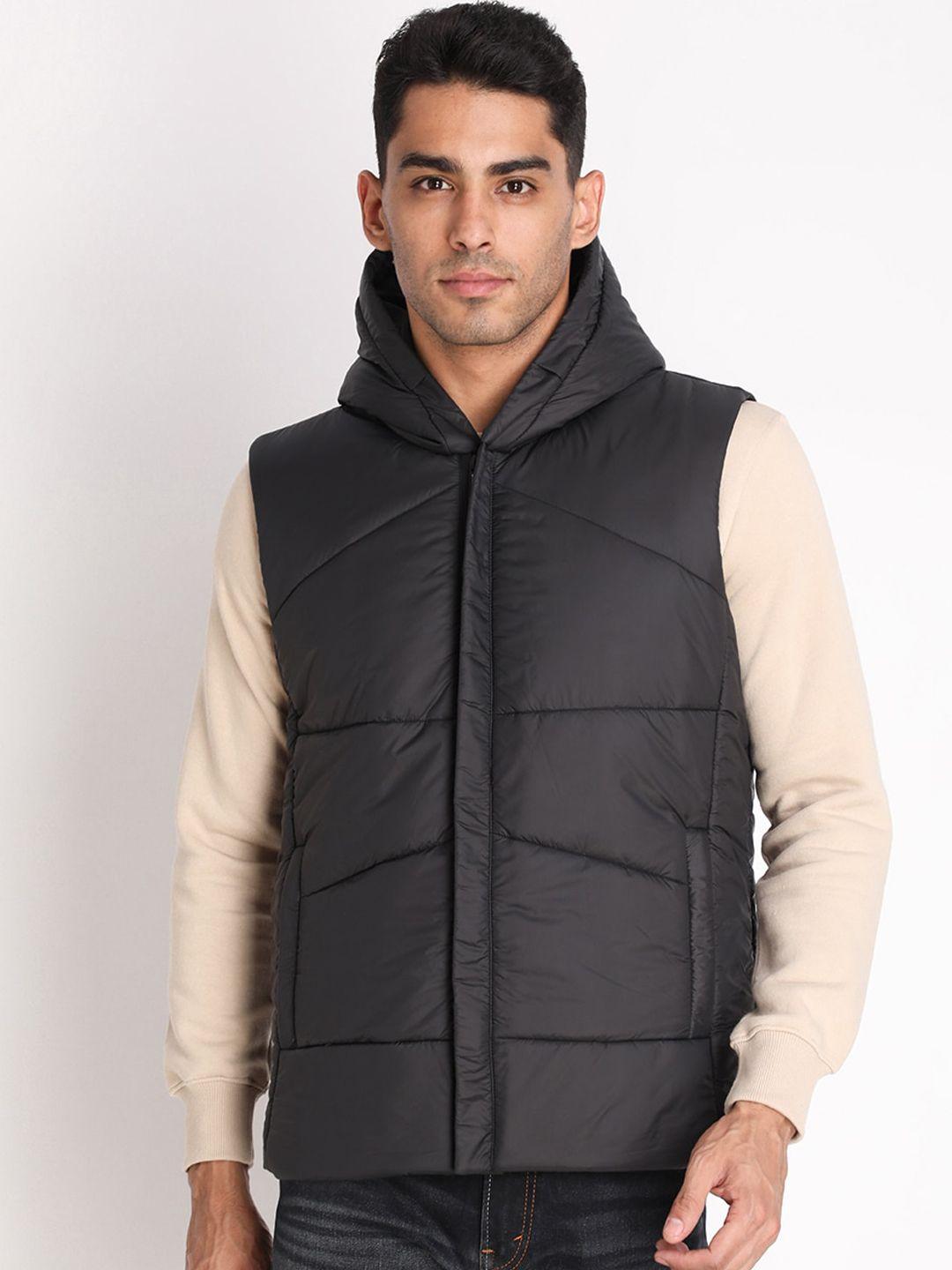 chkokko men hooded lightweight quilted jacket