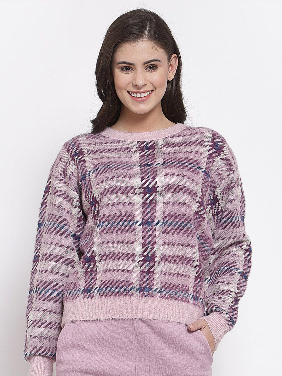 mafadeny women striped pullover