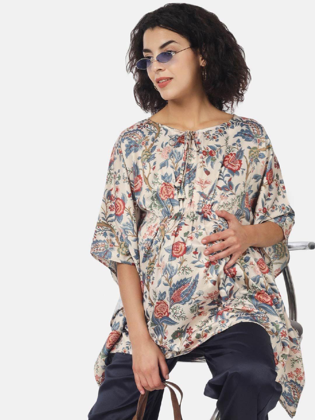 angloindu floral print top