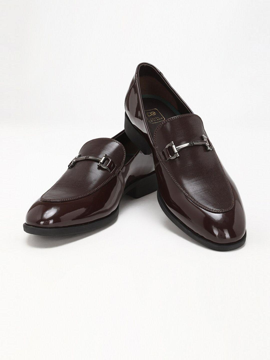 peter england men leather formal slip-ons