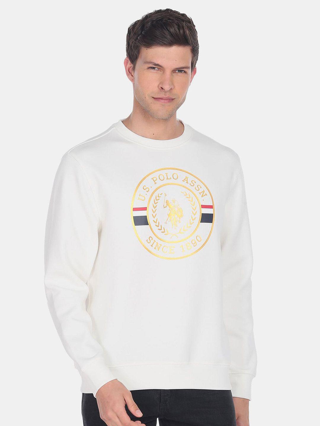 u.s. polo assn. men printed cotton sweatshirt