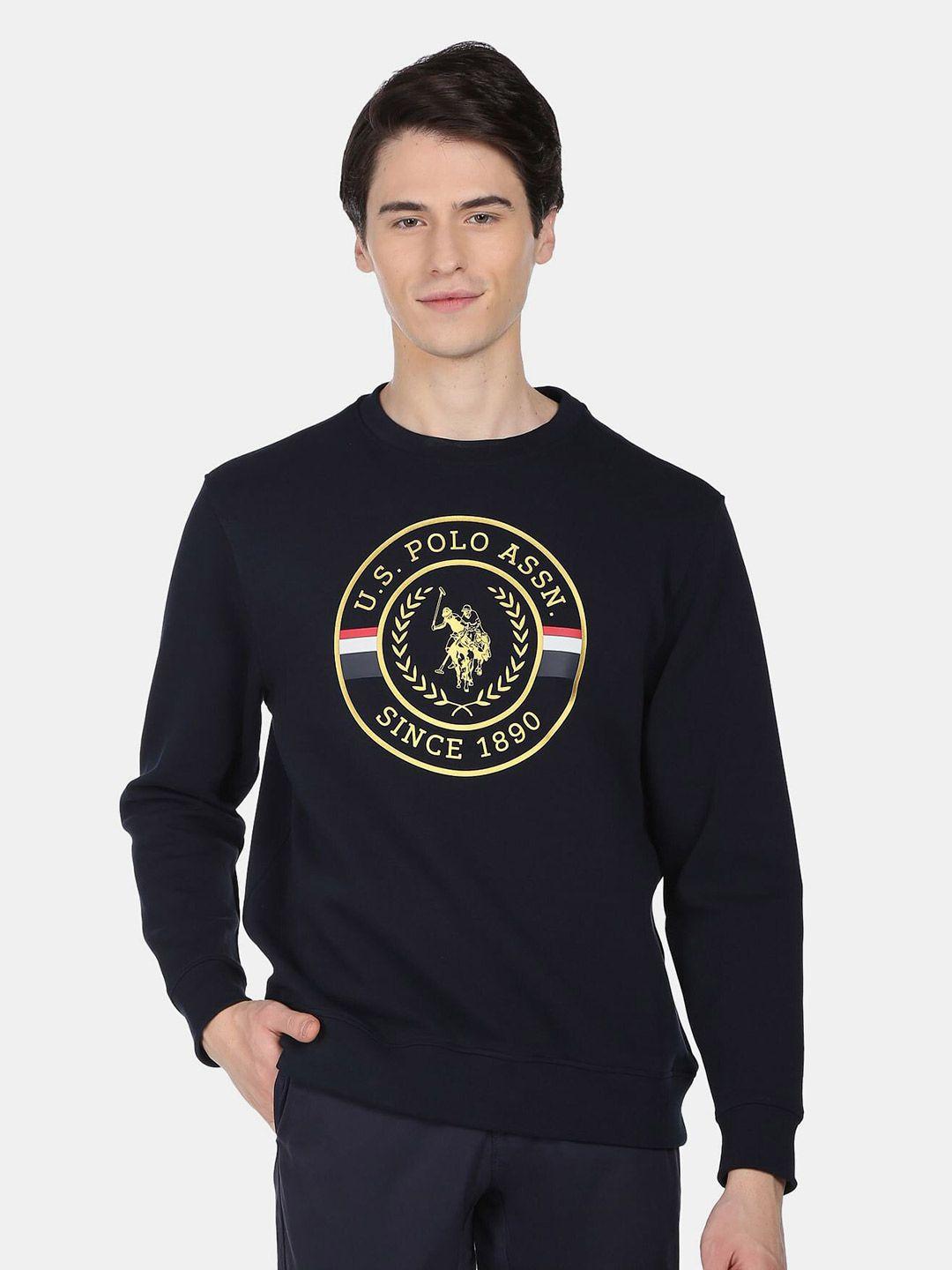 u.s. polo assn. men printed cotton sweatshirt