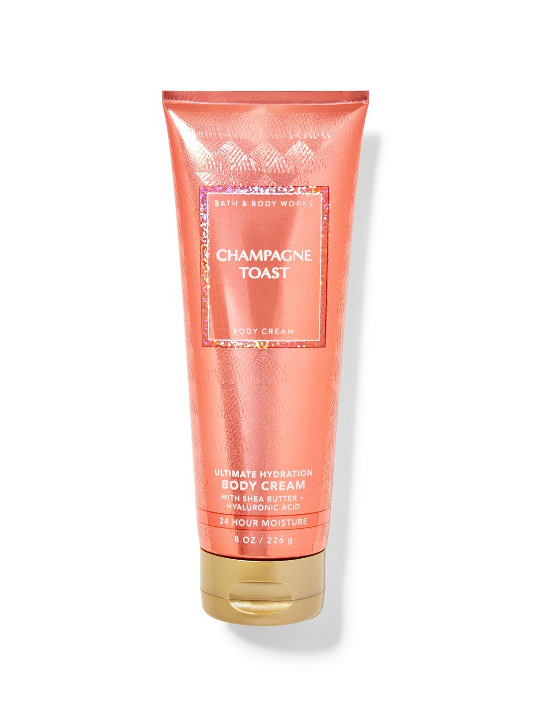 bath & body works champagne toast ultimate hydration body cream with shea butter - 226 g