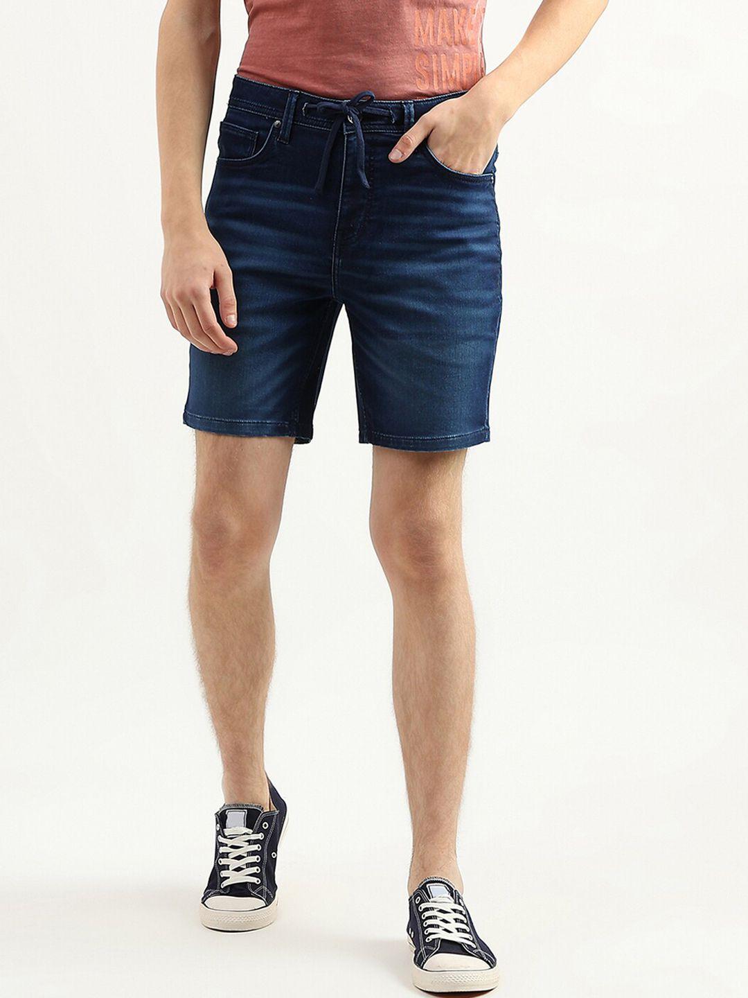 united colors of benetton men slim fit denim shorts