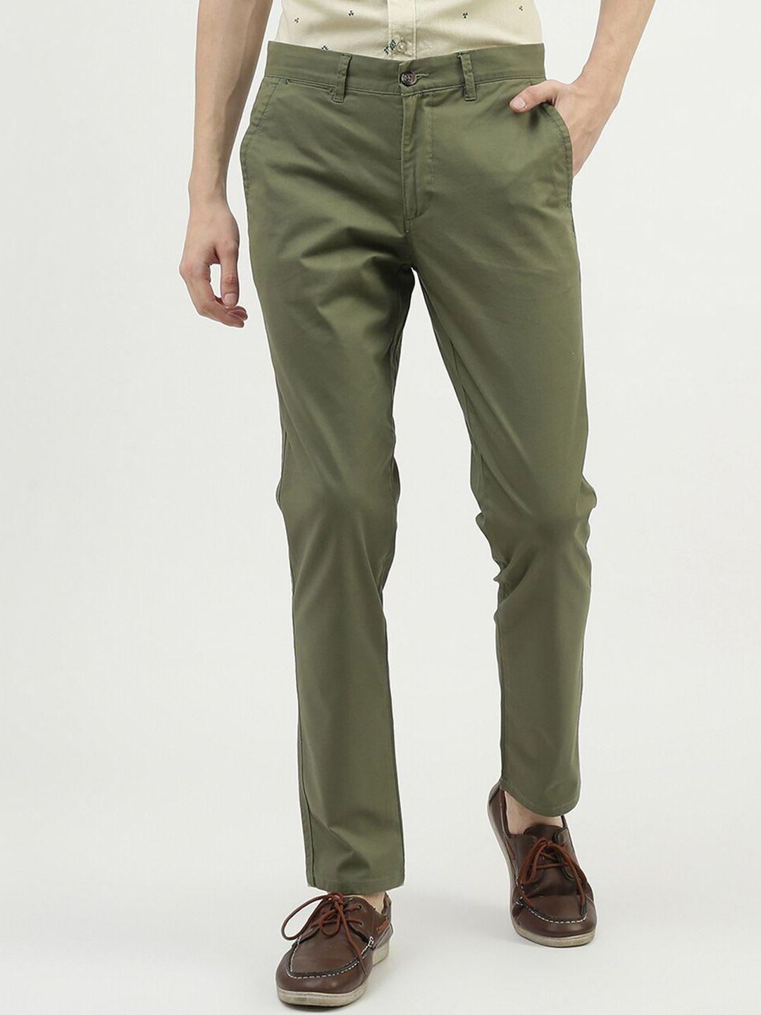 united colors of benetton men slim fit cotton chinos trousers