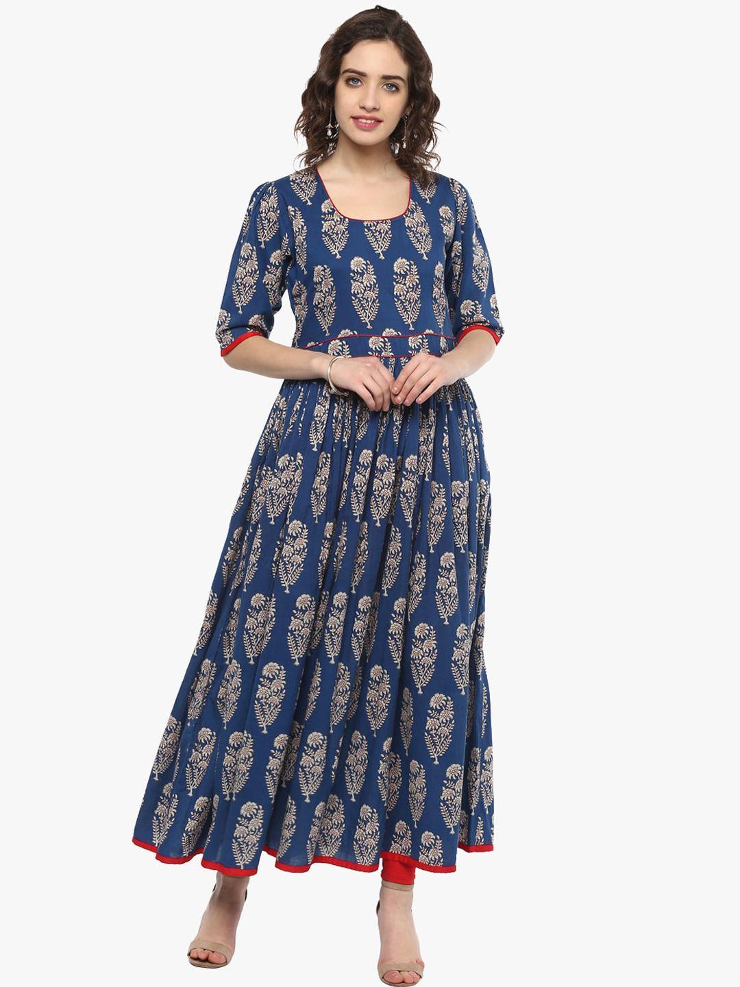 divena women plus size ethnic motifs printed indie prints anarkali kurta