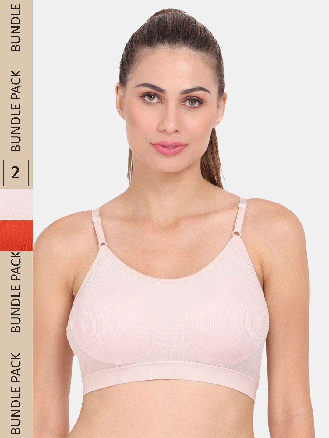 amour secret pack of 2 lightly padded anti-odour sports bra