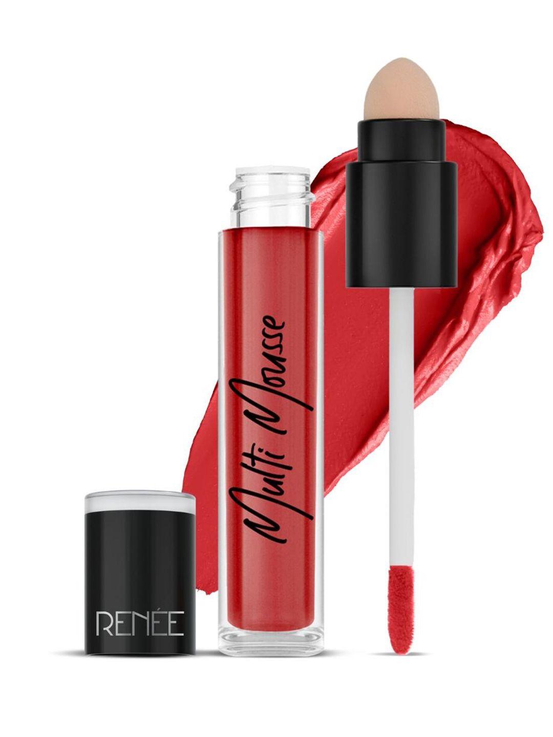 renee multi mousse for lips cheeks & eyes with vitamin e 5ml - cherry souffle