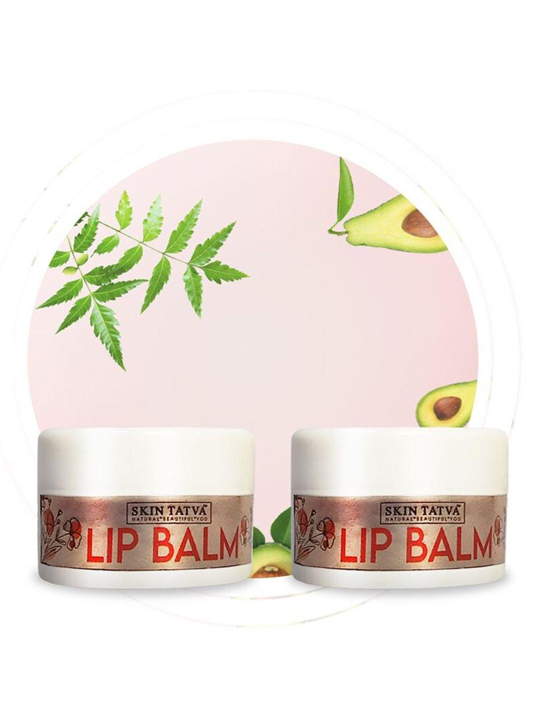 skin tatva set of 2 avocado lip balm - 15 g each