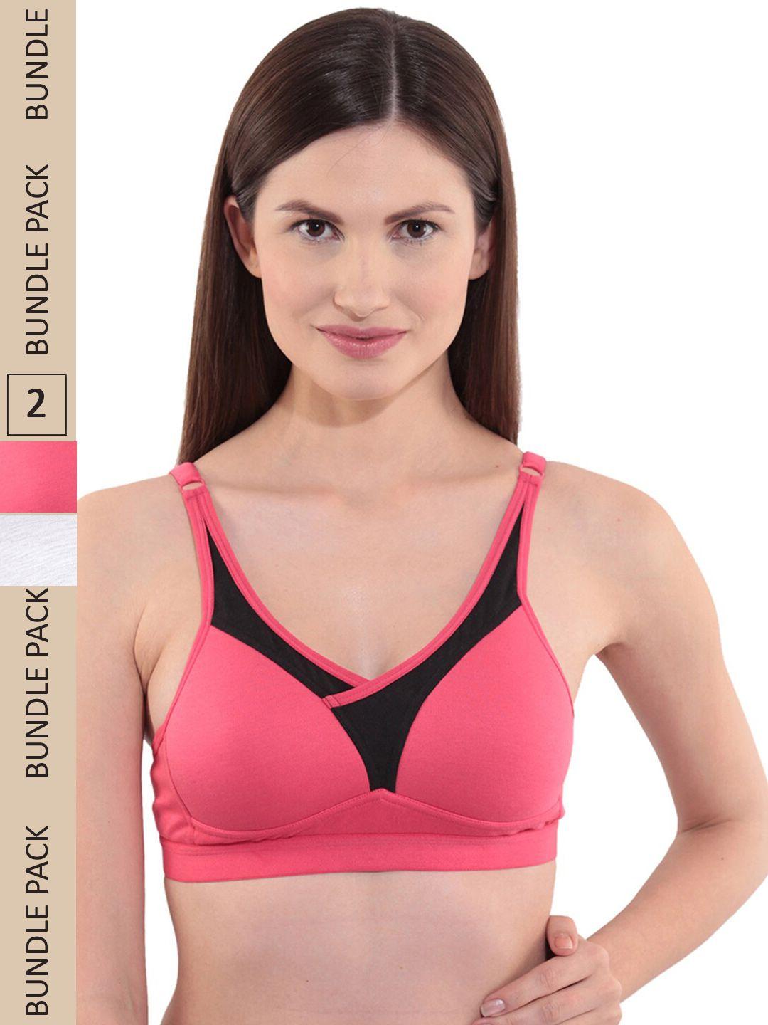 floret pack of 2 heavily padded bra