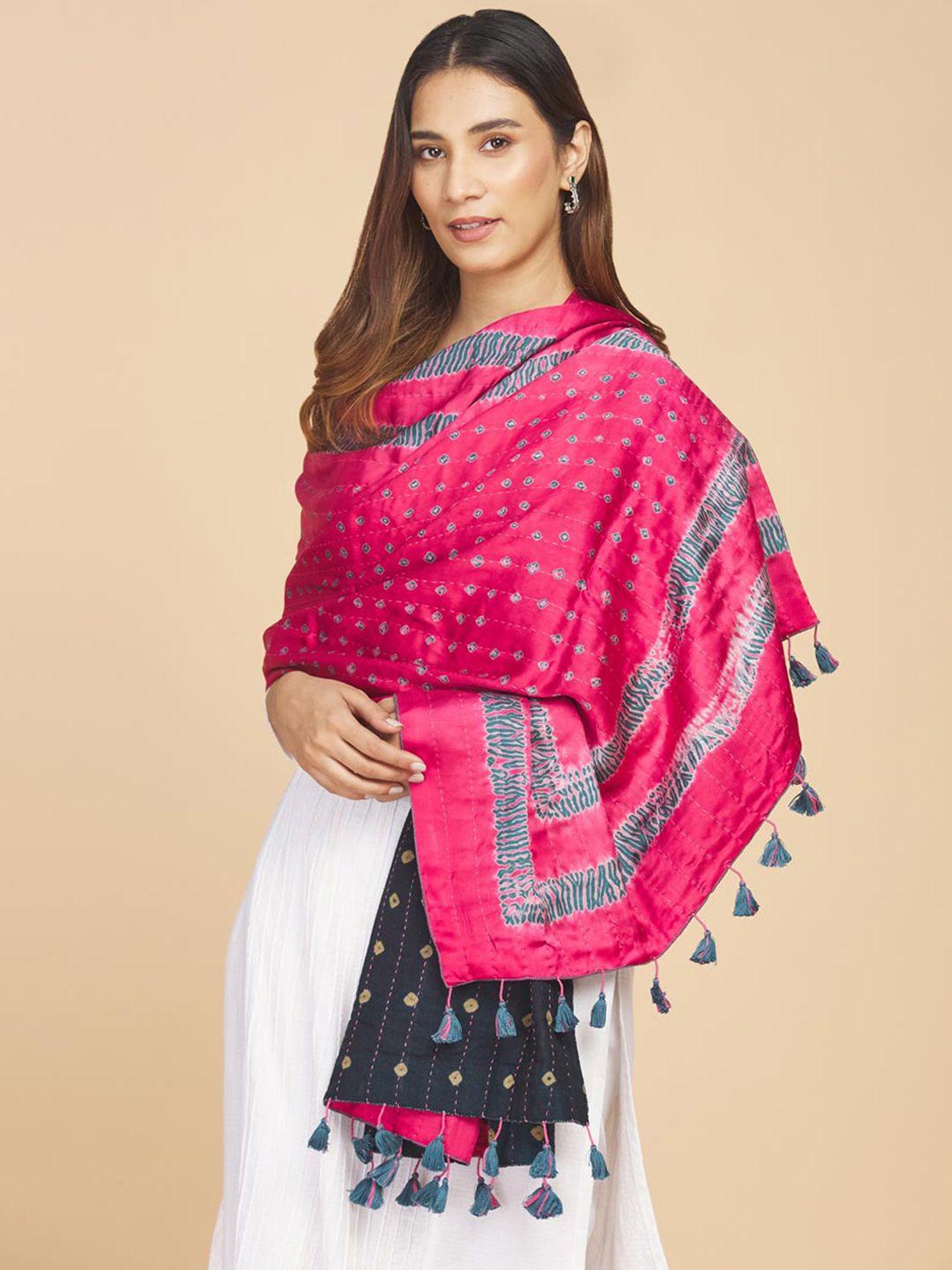 fabindia women printed shawl