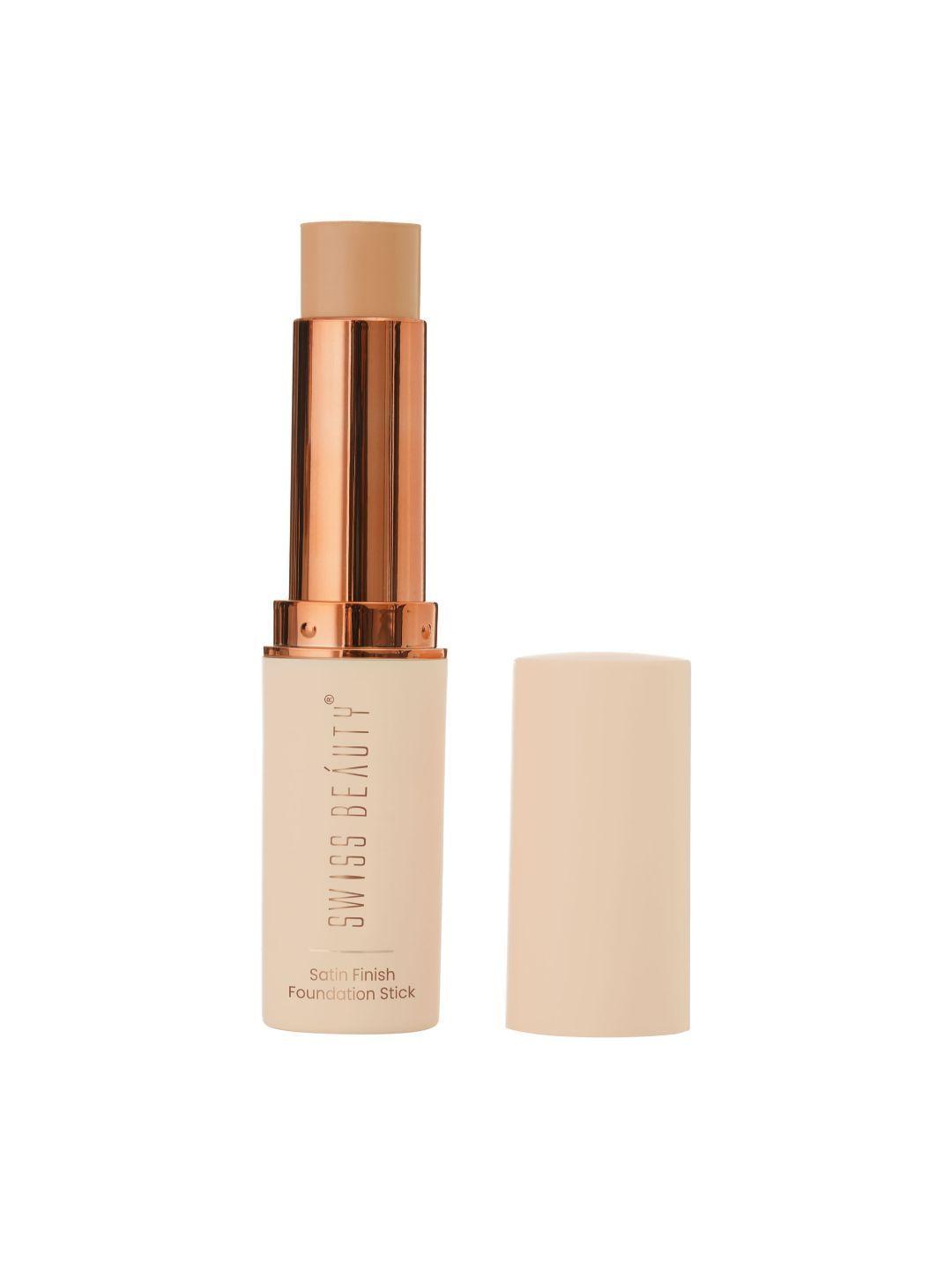 swiss beauty satin finish full coverage foundation stick 7g - tan