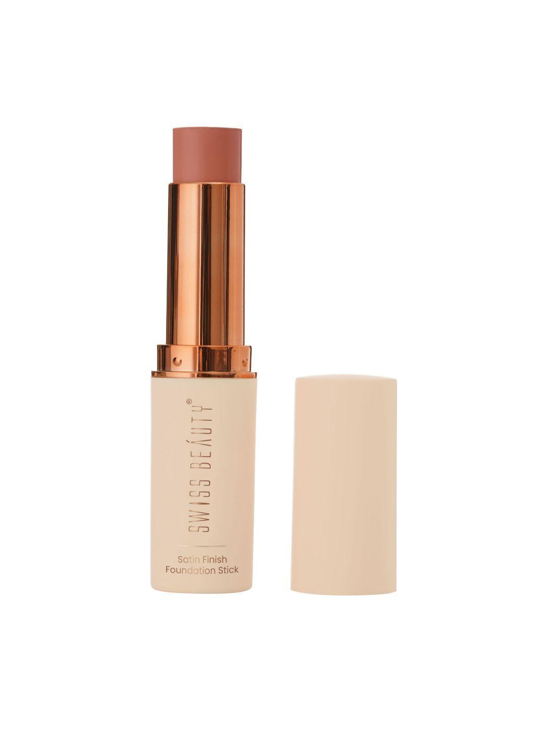 swiss beauty satin finish full coverage foundation stick 7g - orange