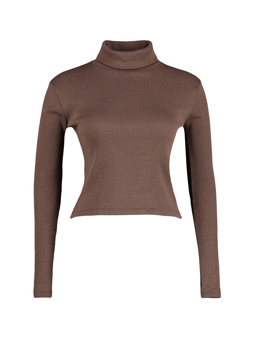 trendyol high neck long sleeves top