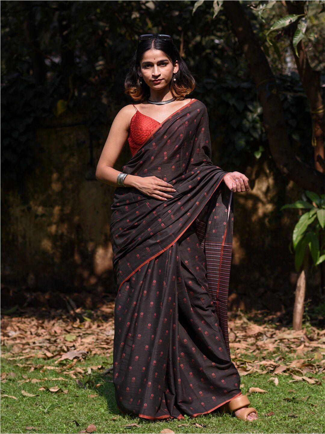 suta floral printed pure cotton saree