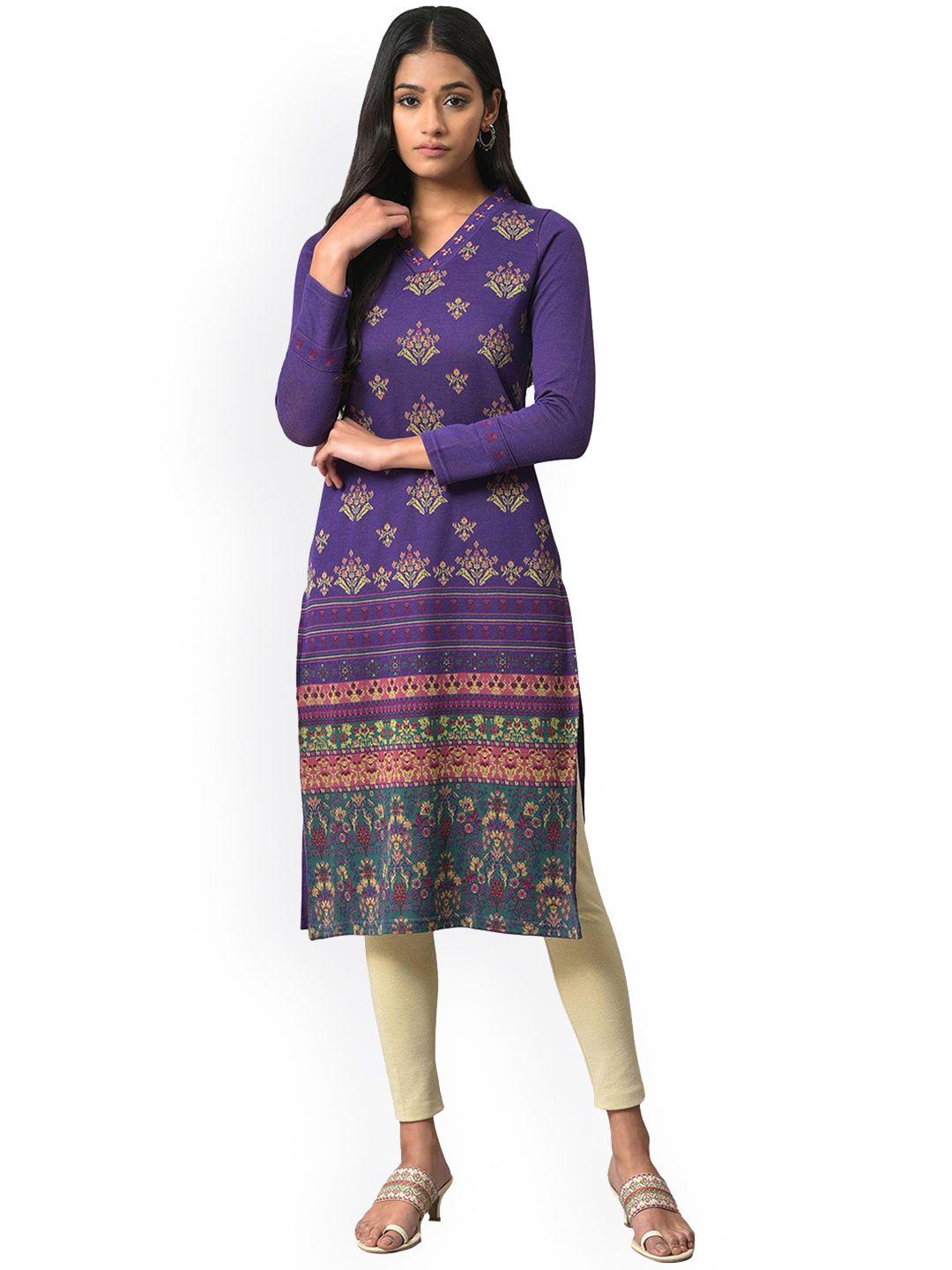 w women ethnic motifs printed kurta