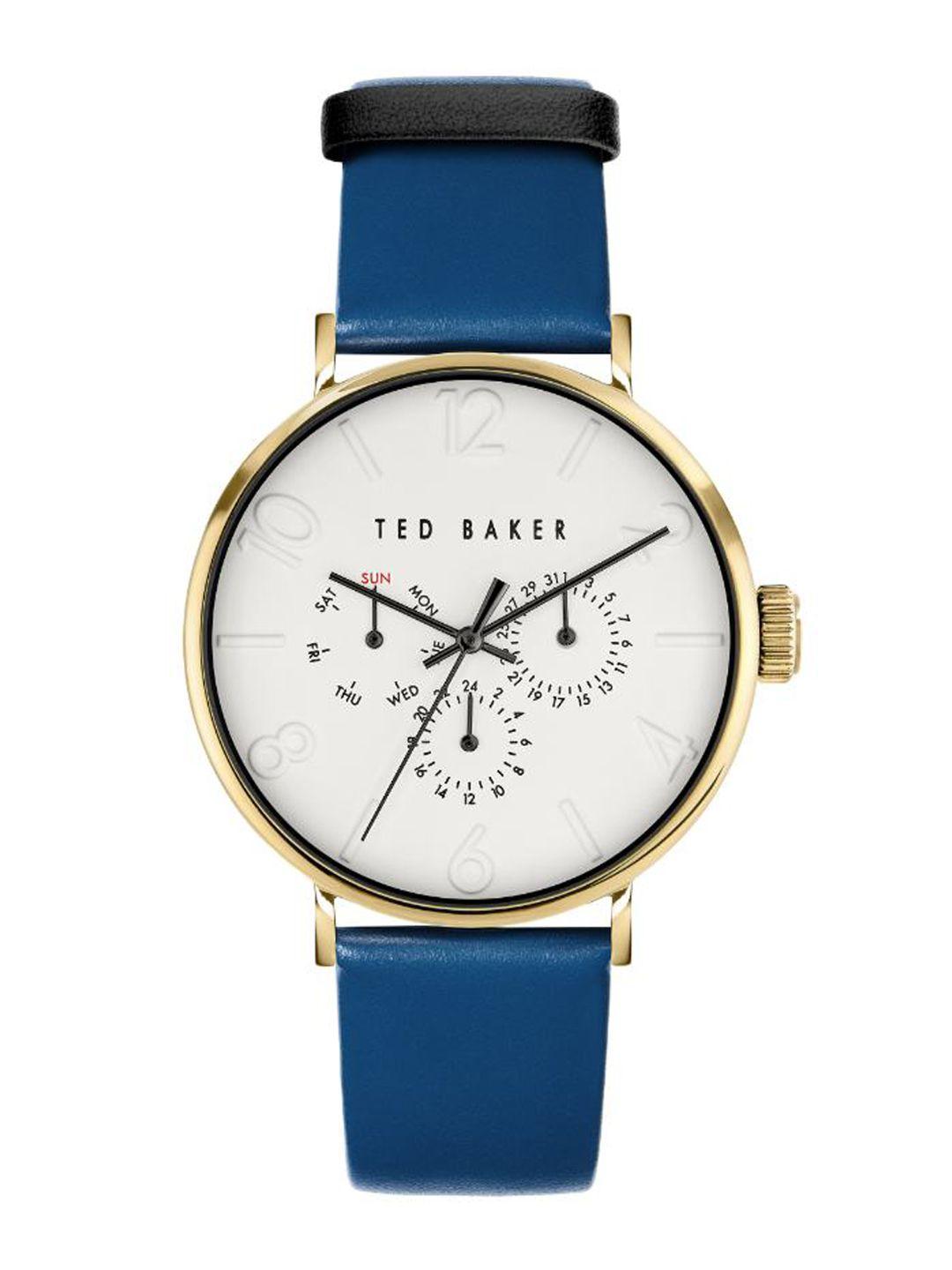 ted baker men leather straps analogue watch bkppgf207