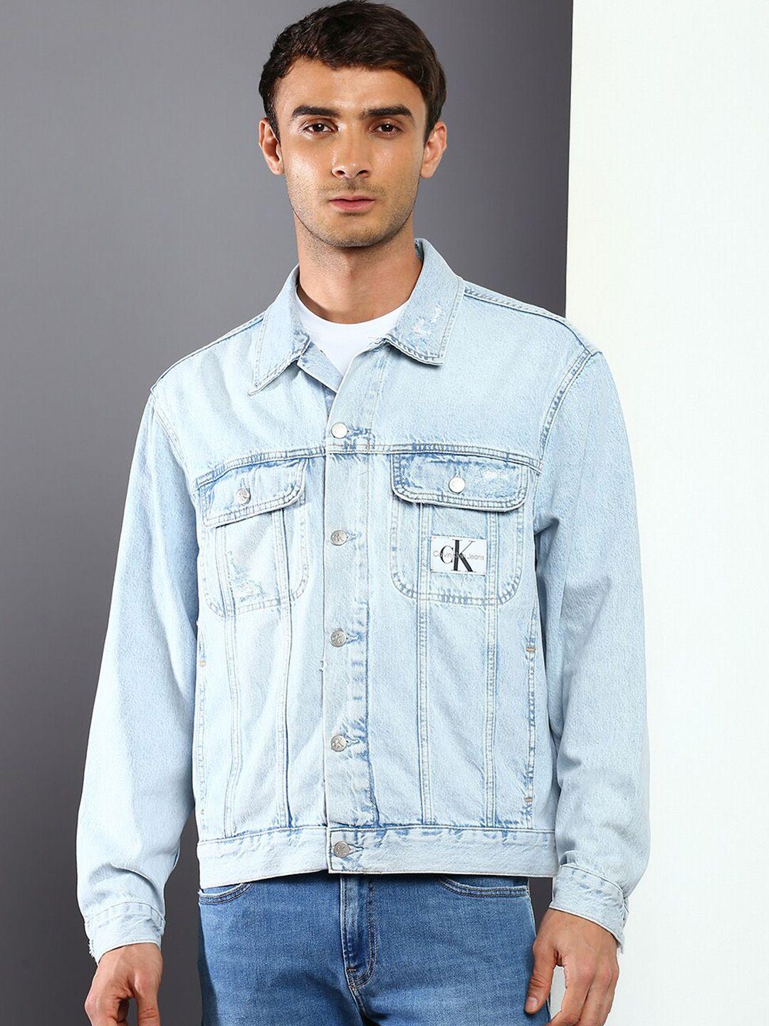 calvin klein jeans men denim jacket