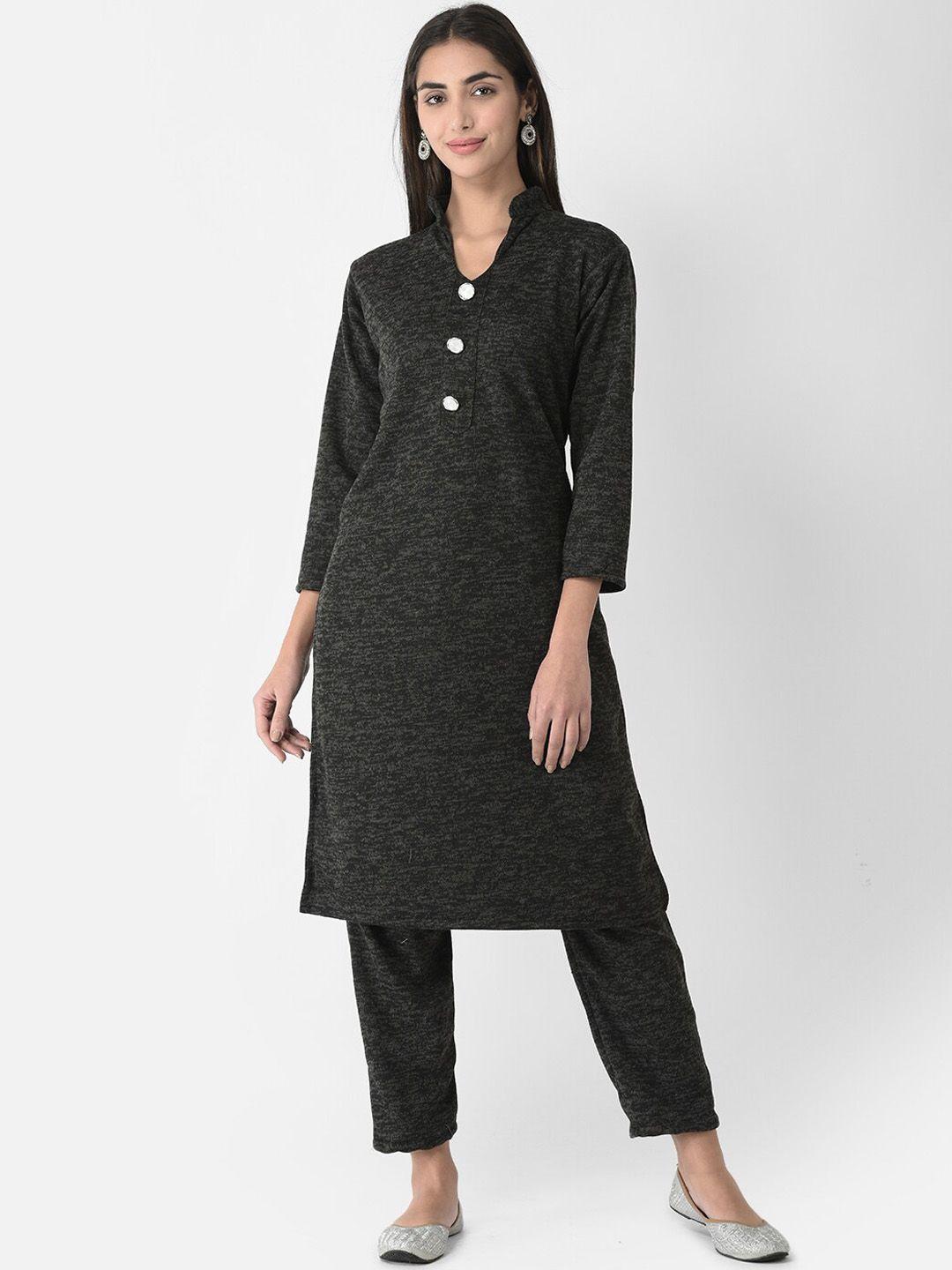 fnocks women straight kurta with trousers