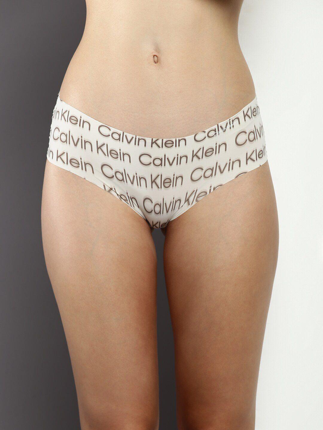 calvin klein underwear women printed low-rise hipster briefs