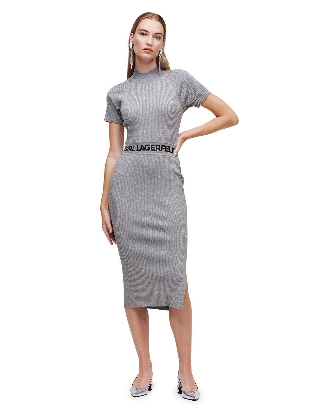 karl lagerfeld sheath midi dress