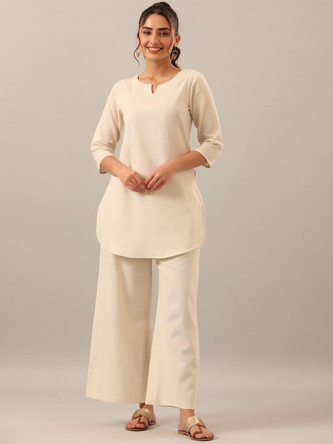 jisora women round neck pure cotton night suit