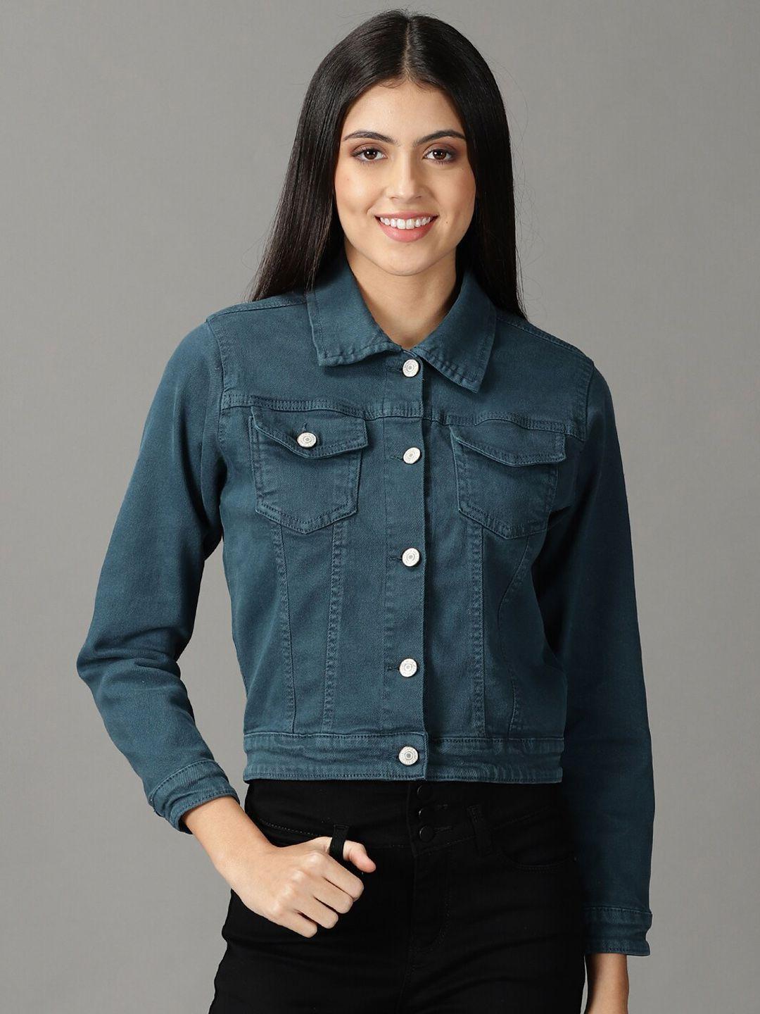 showoff women denim jacket