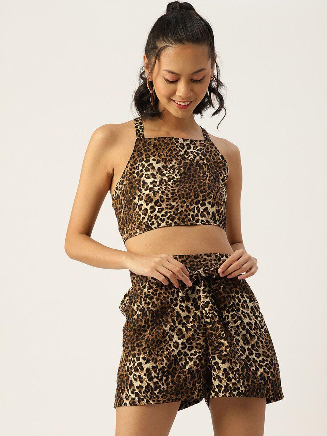 sirikit women animal printed co-ords set