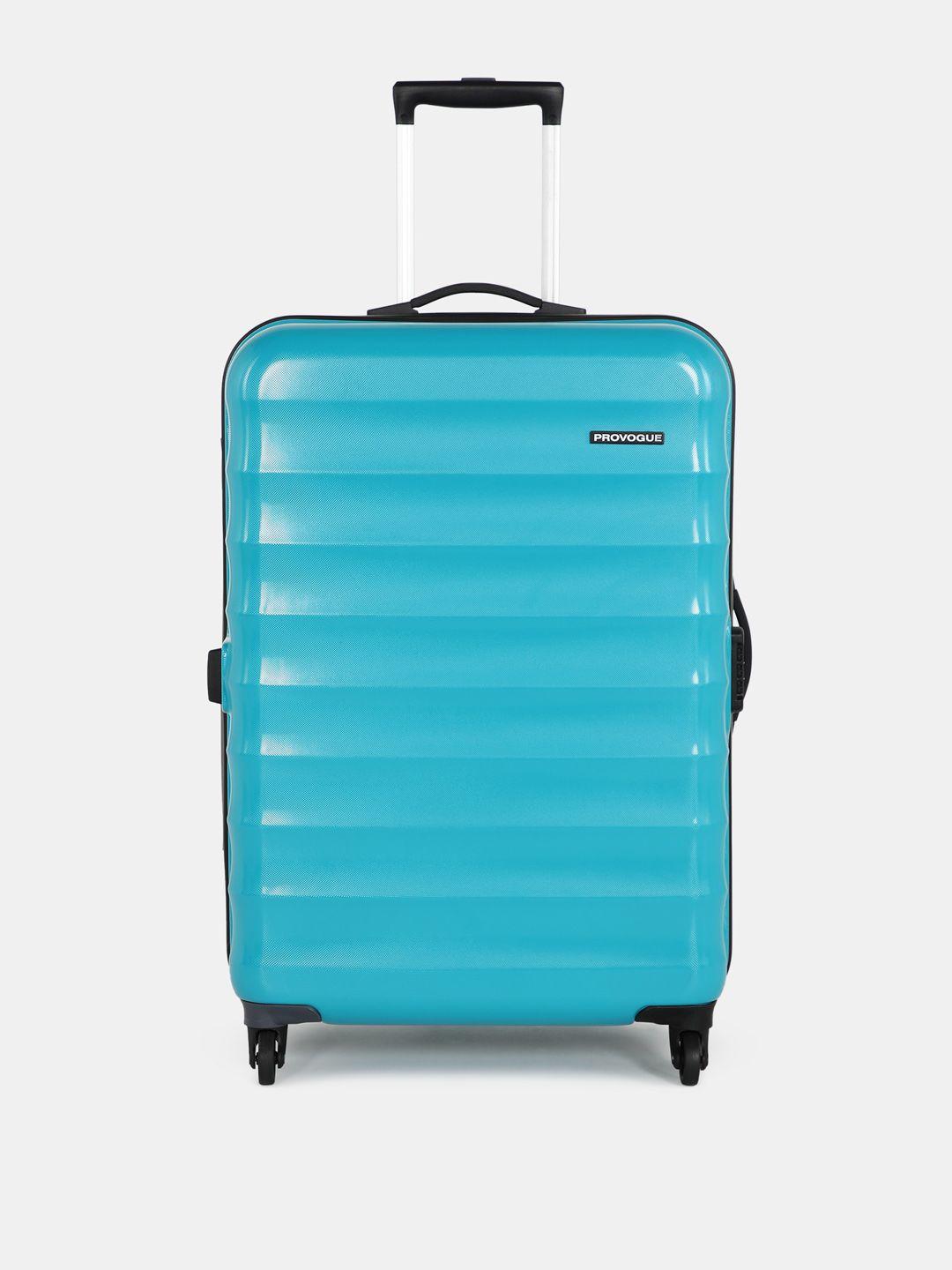 provogue textured large trolley suitcase