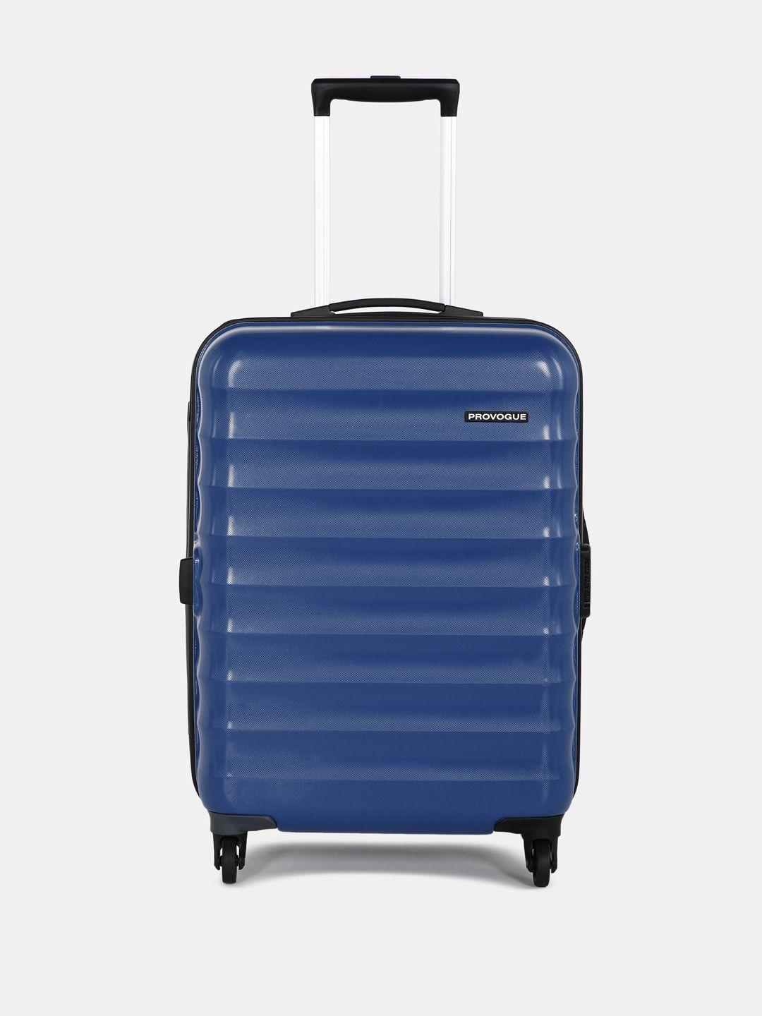 provogue textured medium trolley suitcase