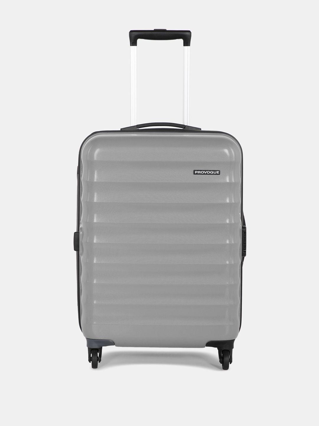 provogue textured medium trolley suitcase