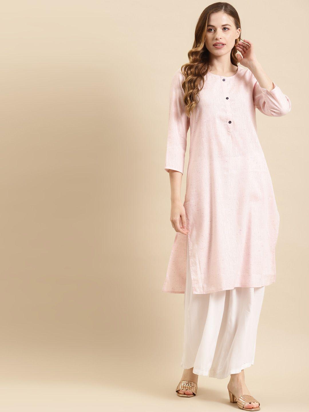 prakrti women woven design a-line kurta