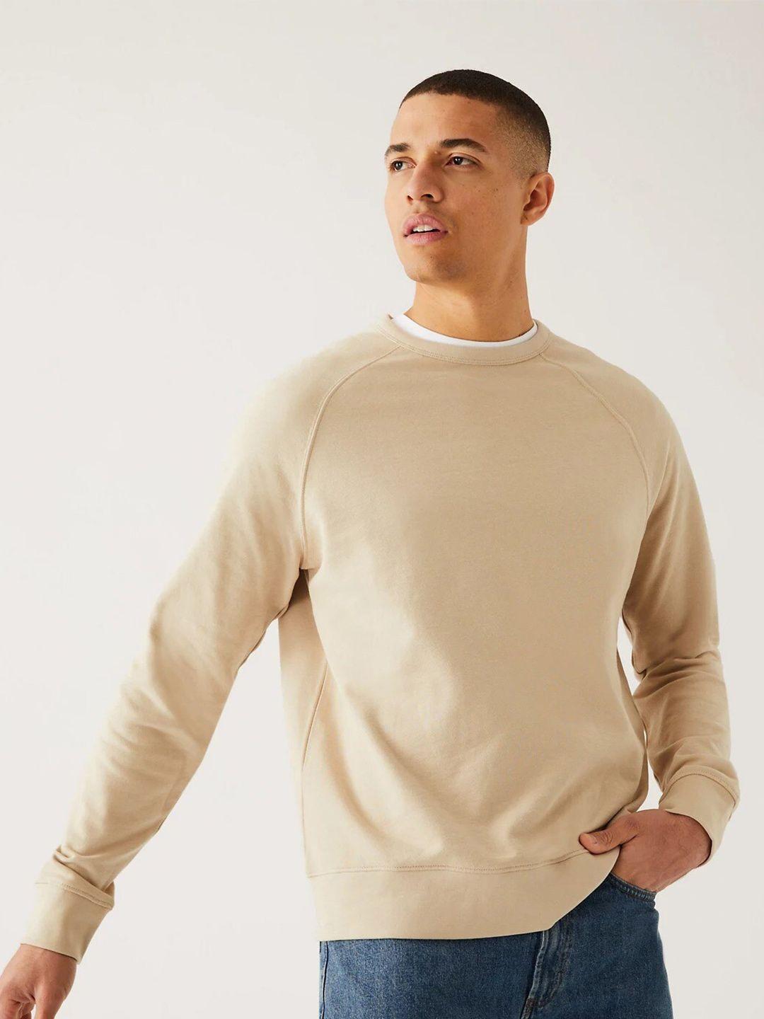 marks & spencer men pure cotton pullover sweatshirt