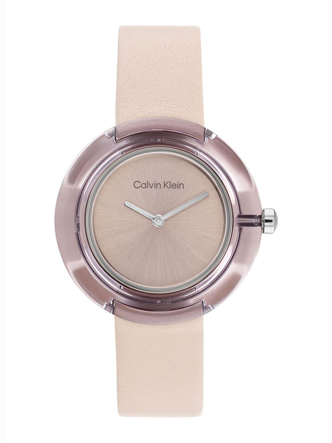 calvin klein women analogue watch 25200021