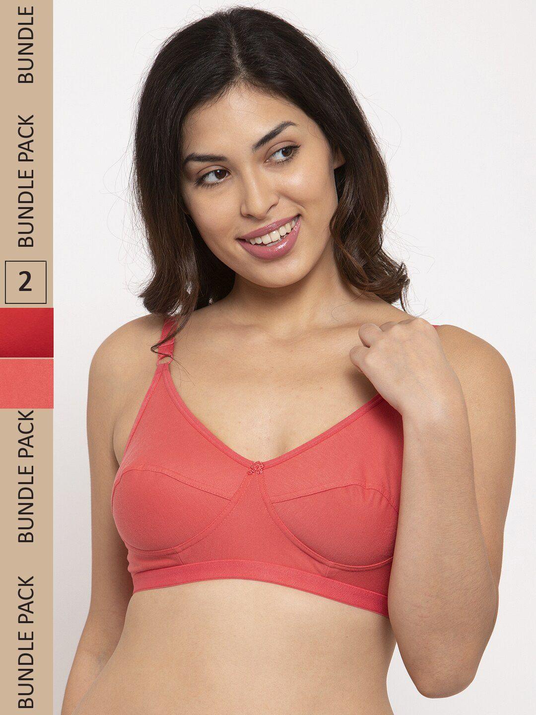 innocence pack of 2 non padded non wired bra