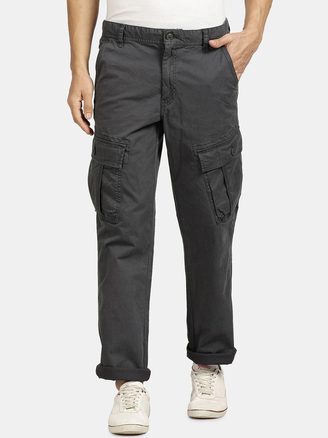 t-base men mid-rise cargos trousers