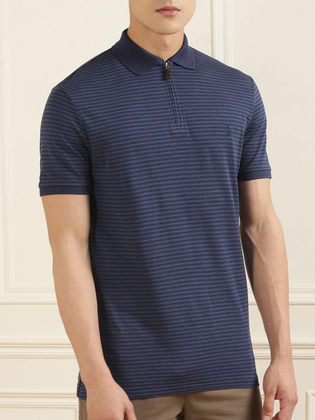 polo ralph lauren men striped polo collar cotton t-shirt