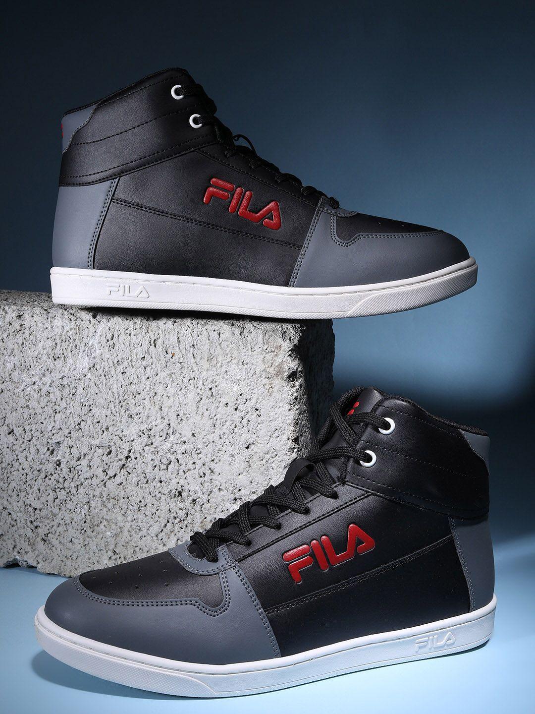 fila men comfort insole mid top sneakers