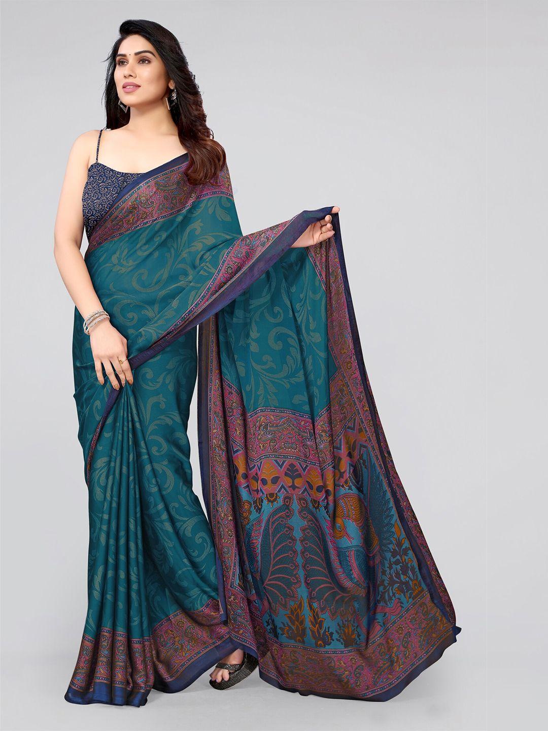 mirchi fashion ethnic motifs printed saree