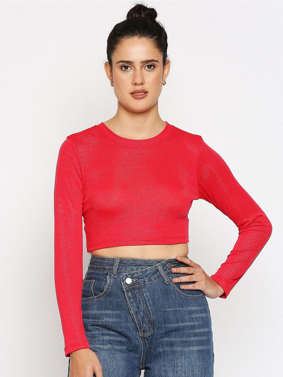 disrupt women crop cotton t-shirt