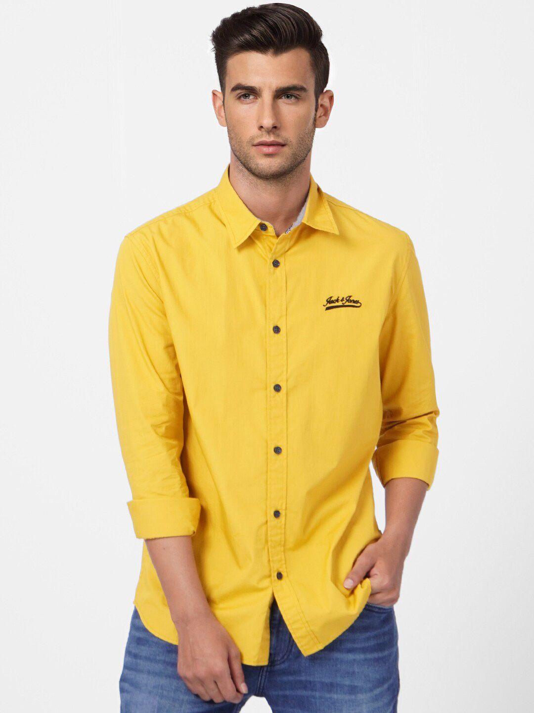 jack & jones men casual cotton shirt