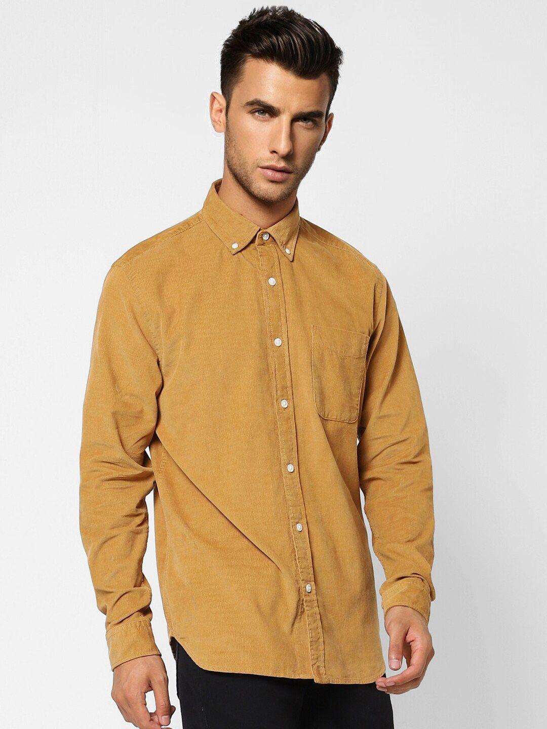 jack & jones men button-down collar casual shirt