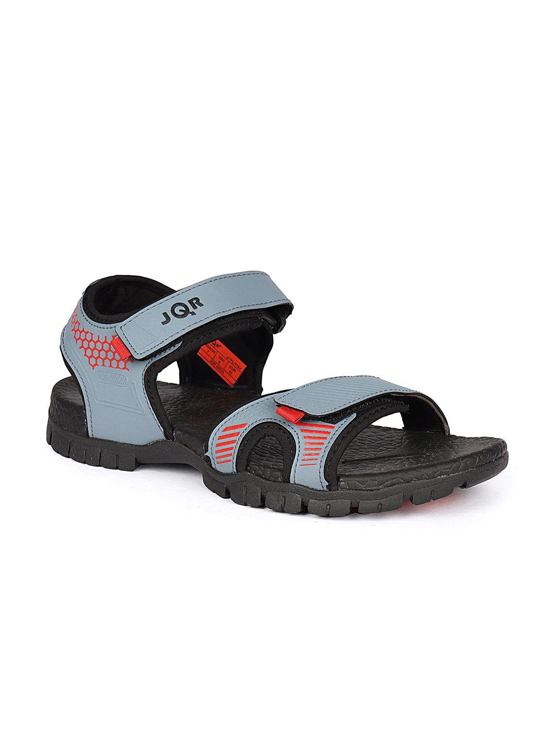 jqr men velcro sports sandals