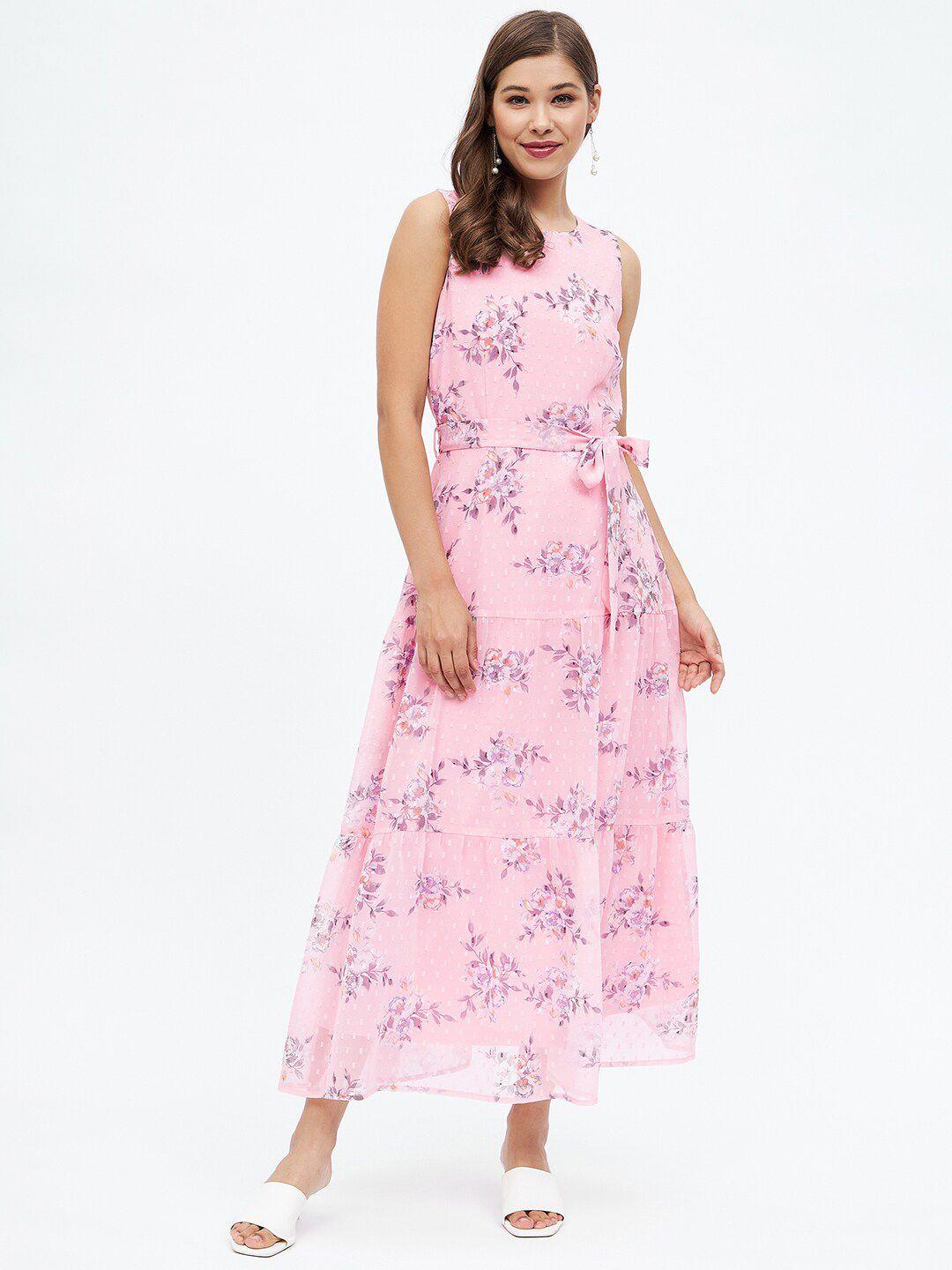 harpa floral georgette a-line maxi dress