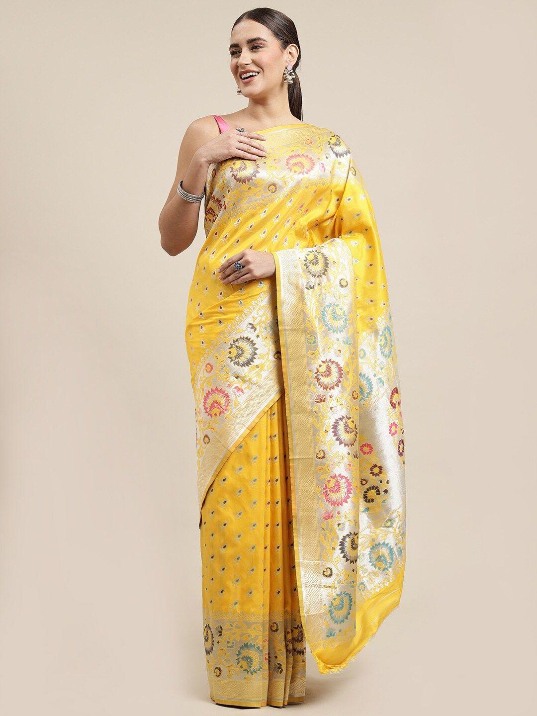 royal rajgharana saree ethnic motif zari pure silk banarasi saree