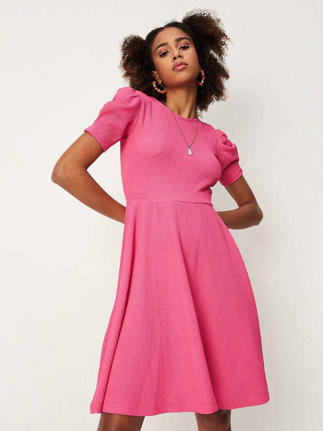 max puff sleeve dress