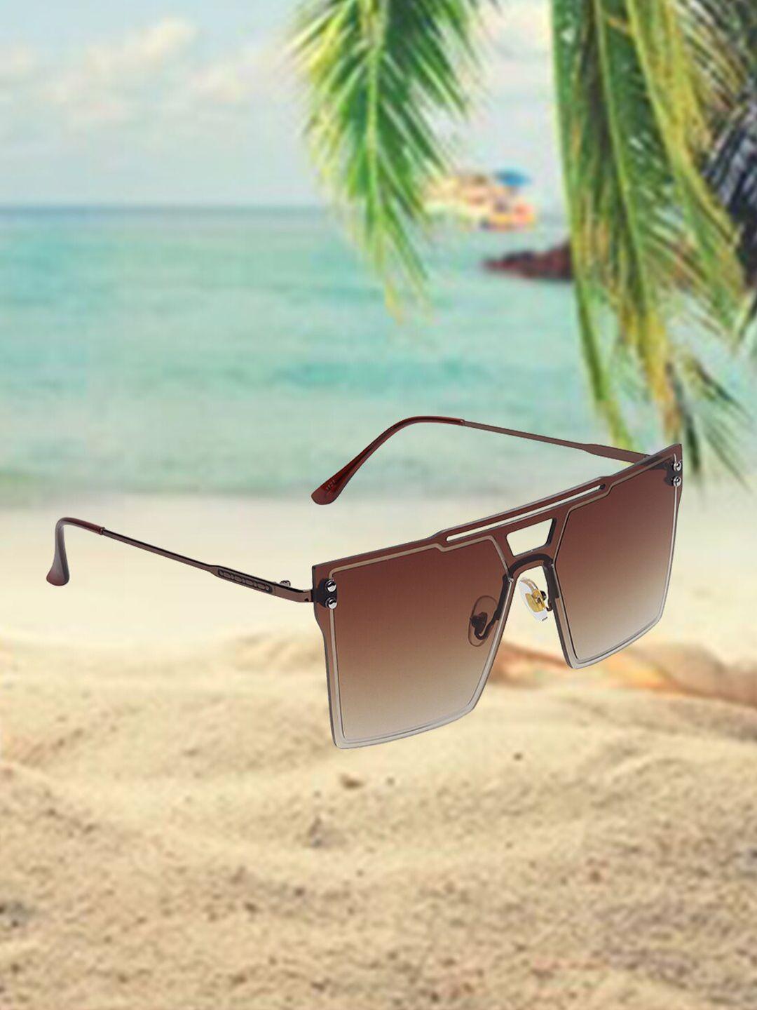 celebrity sunglasses oversized sunglasses rimless with uv protected lens clsg-1121-02